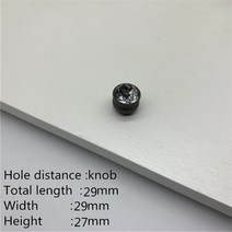 보트수리 유럽 럭셔리 크리스탈 솔리드 아연 합금 캐비닛 핸들 주방 찬장 문 가구 하드웨어, 24 7-knob