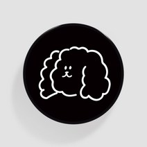 그립톡 그립톡케이스 핸드폰거치대 하트그립톡 스마트톡 스마트폰그립톡 스마트폰그립거치대 하트그립톡케이스 핸드폰그립톡 서핑 더기 얼굴 블랙, 일반형 블랙, 없음