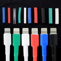 폴리올레핀 수축 모듬 열 튜브 5 개 전기 랩 와이어 케이블 절연 슬리브 방수 혼합 색상, 02 for iPhone