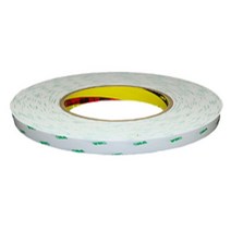 3M 3M 화지 양면테이프 12mm x 50M 얇은 부직 종이 초강력 접착 다용도 쓰리엠