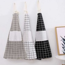 MMI IW815A44 CAFÉ 키친 실외 CAMPPING 북유럽st 체크 패턴 3종 행주, 영도매 white