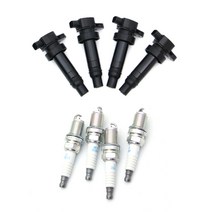 그랜저HG 점화코일 점화플러그 한대분 교체 세트 가솔린 LPG 하이브리드, 3.3 가솔린, 모비스 코일+정품 플러그(이리듐)