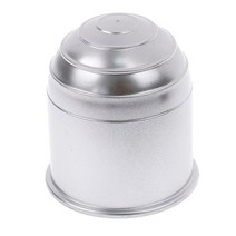 자동차 견인고리 견인볼유니버설 50MM 트레일러 액세서리 블랙 실버 자동차 견인 바 볼 커버 캡 히치 캐, 02 silver