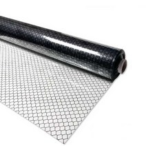 벌집 비닐 PVC 정전기 방지 클린룸 작업장 제전 커튼, 난연성 투명 메쉬 1.37x10mx0.3mm