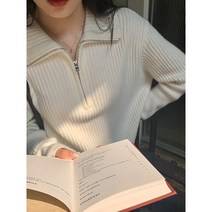 바이제이가먼트 골덴 베이직 니트 집업
