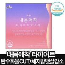 굶지않는 다이어트 흡수빠른 다이어트 수용성 가르시니아 내몸에착 애착 240정 녹차 추출물 카테킨 비타민 미네랄+9종 유산균까지!! 탄수화물 지방 합성 억제 체지방 감소, 1박스, 내몸에착다이어트