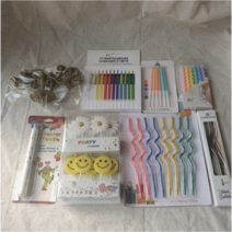 올인원 생일 파티 초 9종 (58개), 10세트