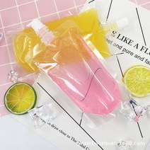 일회용 음료팩 스파우트 파우치 치어팩 업소용 육수보관팩 카페음료 포장 테이크아웃 밀봉팩, G.300ml-0.86구경 + 200세트개