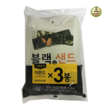 라이브잇 풀무원 블랙김샌드 아몬드 스낵, 39개입, 20g