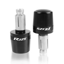 스즈키 R125 R 2017 오토바이 액세서리 CNC 알루미늄 7/8 "핸들 그립 엔드 커버 캡, 08 Black