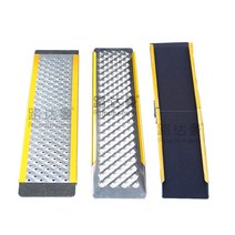 휠체어 문턱 경사로 계단 발판 한쌍 경량 진입판, 100x25CM단일블록25cm이내권장높이