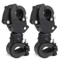 바이크샵 라이트 고정거치대 집게형, 블랙, 4개입