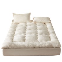 푹신 두툼한 양털 벨벳 매트리스 패드 이불 침대 바닥