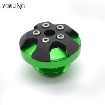 M20 x 2.5 바이크 오토바이 엔진 오일 캡 cnc 필러 커버 나사 혼다 MSX125 MSX125SF CBR1000 CBR500R ER-6N Z800 Z1000, [01] green