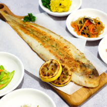 [HACCP인증] 군산 반건조 박대 서대 말린생선 진공포장 특산물 구이 조림용 소 중 대 특대 왕특대, 8마리, 12. 왕특대 (37~40cm)