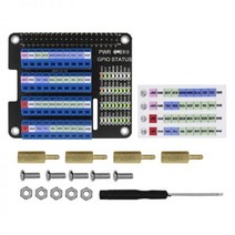 라즈베리 파이 GPIO 확장 보드 터미널 햇 라즈베리 파이 2B/3B/3B +/4B/Zero/Zero W GPIO 인터페이스 모듈, Black
