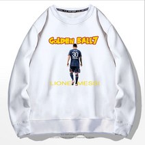 GOLDEN BALL 7 리오넬메시 파리 생제르맹 맨투맨 긴팔 봄 가을 빅사이즈 남자 여자 PSG 생제르망 축구 커플