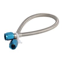 스탠파이프 PVC파이프 Nitrous 스테인리스강 편조 파란색 피팅 12 인치