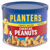 플랜터스 Planters 라이트 솔티드 칵테일 피넛 캔 12oz, 1팩