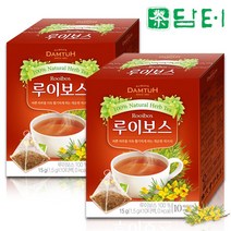 담터 루이보스 허브차 10+10T 허브티 삼각티백 꽃잎, 20개, 1.5g