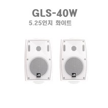 GNS GLS-40 벽부형 패션스피커 13.35cm 80W, 화이트