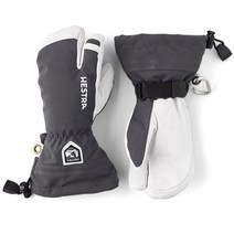 2223 헤스트라 아동 삼지 장갑 Army Leather Heli Ski Jr. 3-finger Grey