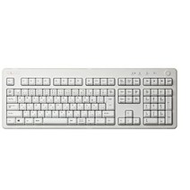 REALFORCE 리얼 포스 히가시 프레 R3 키보드 소음 하이브리드 모델 무선 Bluetooth USB 무선유선 양대응 풀 사이즈 정전 용량 무접점 방식 Windows iPad iPhone Android 승화 인쇄 일본어 배열 112 키 슈퍼 화이트 R3HA23