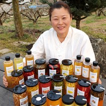 빛고을장터 수제청 레몬청 자몽청 과일청 백향과청 생강청 모과청 청귤청 천도복숭아청 자두청 기념품 답례품 500g 1kg, 1개, 32_1.호박식초1L, 1L