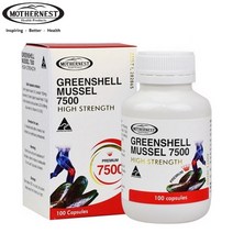 호주 마더네스트 초록입홍합 Mothernest Greenshell Mussel 7500mg 100캡슐