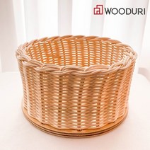 우드리 자연품애 바구니 라탄 DIY 키트 전통 공예 소품, 기본