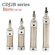 소형유압실린더 가이드실린더 복동 공압 에어 실린더 미니 소형 CDJ2B 타입 싱글로드 10mm 보어 스트로크, 09 Stroke 45mm_01 Bore 10mm