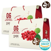 [KT알파쇼핑]즙쟁이 오미자즙 2박스 60포, 소