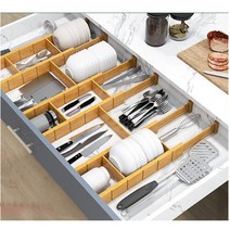 노틈 길이조절 서랍칸막이, 파티션형 대형, 1세트