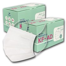 (초특가 할인) 최상위 kfad kf80필터 사용 익투스 마스크 100% 국산 안심 마스크 50매 100매