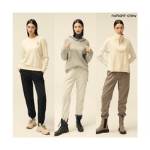 [노앙] (크루) 22FW 여성 에센셜 조거팬츠 3종