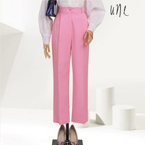 윈(une)투턱와이드코튼팬츠