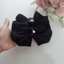 진짜진짜 많이잡히는 올림 왕리본 여성집게핀