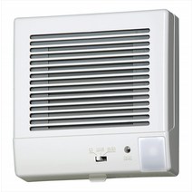 바쿠마 공업 파이프용 팬 강제 배기용 인감 센서+전기식 셔터 부착(속결 단자) KPT-08JSD