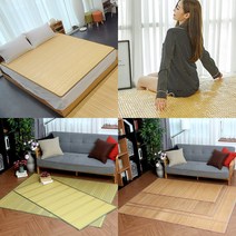 여름 대나무돗자리 대자리 침대 마작자리 대나무자리 쿨매트, [선택01] 10mm