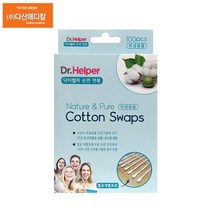 닥터헬퍼 순면 면봉 100pcs, 3통
