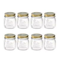 보르미올리 콰트로 스타지오니 자 유리저장병, 250ml, 8개