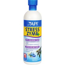 API 스트레스 자임 민물 바닷물 수족관 정수기, 4-oz bottle