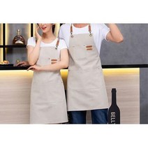 레스토랑 쉐프 엔틱 빈티지 앞치마 옷보호 공방용, 선택_3포켓 캔버스앞치마(블랙), 상세페이지 참조3