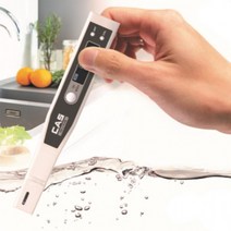 CLL 휴대용 정밀 pH측정기 PM-1플러스 14.00pH 김치산도 표준용액 사용 인공지능 기능, 상세페이지 참조