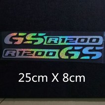 오토바이 커스텀 용품 BMW 헬멧 눈부신 인화점 반사 개성 수정 스티커 R00GS, R1200 25cm X 7cm