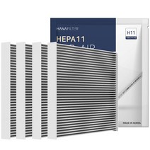 [2+2] H11 하나 차량용 에어컨 필터 PM2.5 PM1.0 초미세먼지 유해물질 헤파, 2+2개, HF-35