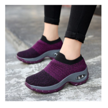 발편한 라인댄스화 끈없는 스니커즈 댄스화 댄스 신발 255 260, 230, 화이트