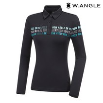 *본사직영* [와이드앵글] 여성 워딩 모티브 카라 티셔츠 L WWU20242Z1