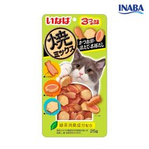 이나바 야끼믹스 가다랑어포&조개&가다랑어스프맛 [QSC-123] 25g