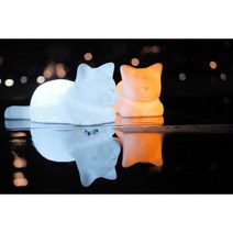 고양이 무드등 조명 수유등 감성캠핑 2컬러